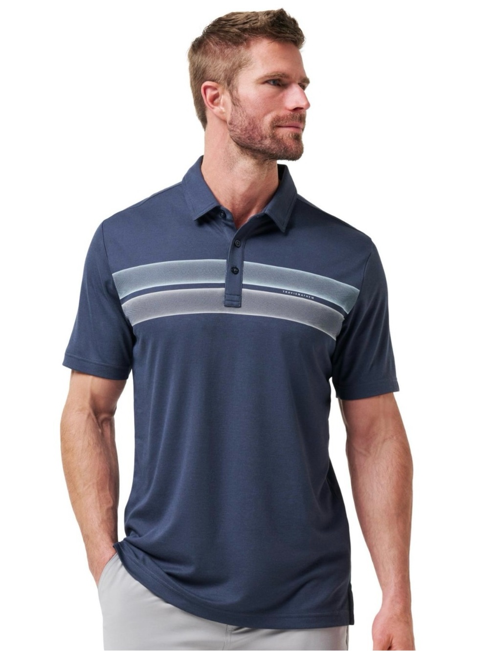 Travis Mathew Mens Continental Drift Golf Polo Size Large NWT! Style# A42472